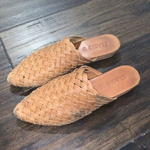St Agni Paris Woven Mules Size 39